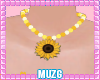 M| Sunflower Necklace