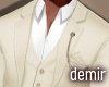 [D] Classic beige suit