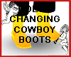 Color Change Cowboy Boot