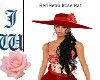 JW Red Retro Rose Hat