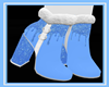 Blue Winter Booties