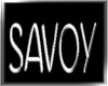 Savoy White Sign