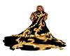 black gold gown