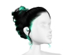 Black and Teal Alea