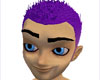 Purple Spiky Hair