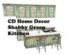 CD HomeDecor ShabbyGreen
