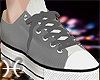 ♛ gray sneakers
