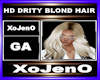 HD DRITY BLOND HAIR
