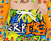 Kids Graphic Swim Trunks