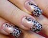 Black Lace nails