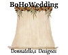 boho wedding curtain