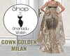 Gown Golden Milan