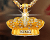 KING Crown Necklace