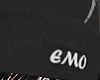 𝔁. Emo beanie black
