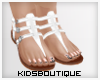 -Child White Sandals