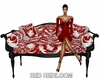 Red Heirloom Sofa