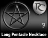 Long Pentacle Necklace