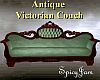 Antq Victorian Sofa LtGr