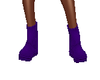 Purple couture boot