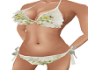 white flower bikini