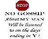 Stop No Gossip about Man
