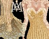 *GODDESS Gold lace Gown*