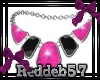 *RD* Pink Black Necklace