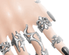 my rings + short nails
