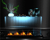Modern Glass Fireplace