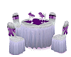 purple Wedd chairs