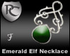 Emerald Elf Necklace