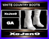 WHITE COUNTRY BOOTS