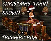Christmas Train Brown