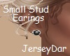 Small Black Earrings