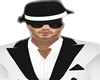 VICTOR BLK/WHT HAT