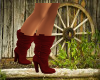 ruby red country  boots