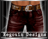 [R] Regular Jeans Red