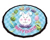 Happy Easter Round Rug
