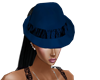 ! Blue straw hat