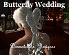 butterfly wedding hair