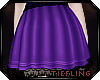 Lace Trim Skirt ~ Violet