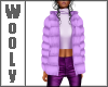 Winter jacket lilac