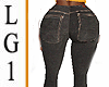 LG1 Faded Gray Denim XXL