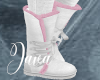 Ugg Boots White Pink Fur