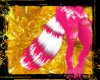 Xmas Pink Furry Tail