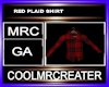 RED PLAID SHIRT