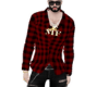 camisa cuadritos rojo