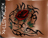 IO-Tribal Rose Tattoo