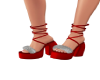H2M | Xmas Red Sandals