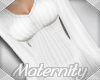 Maternity White Top Preg